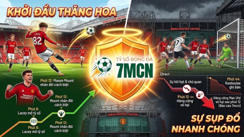7mcn ghi nhận khoảnh khắc Shea Lacey ăn mừng bàn mở tỷ số cho Man Utd