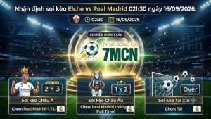 Nhận định soi kèo Elche vs Real Madrid 02h30 ngày 16/09/2026 – La Liga