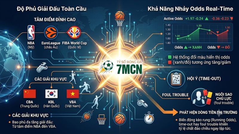 Theo dõi biến động tỷ lệ kèo bóng rổ trực tuyến theo thời gian thực trên 7m cn Theo dõi biến động tỷ lệ kèo bóng rổ trực tuyến theo thời gian thực trên 7m cn