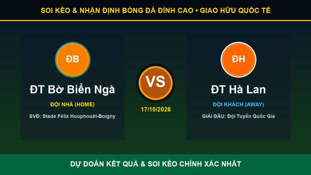 nhận định trận ĐT Bờ Biển Ngà và ĐT Hà Lan - Banner đối đầu ĐT Bờ Biển Ngà vs ĐT Hà Lan